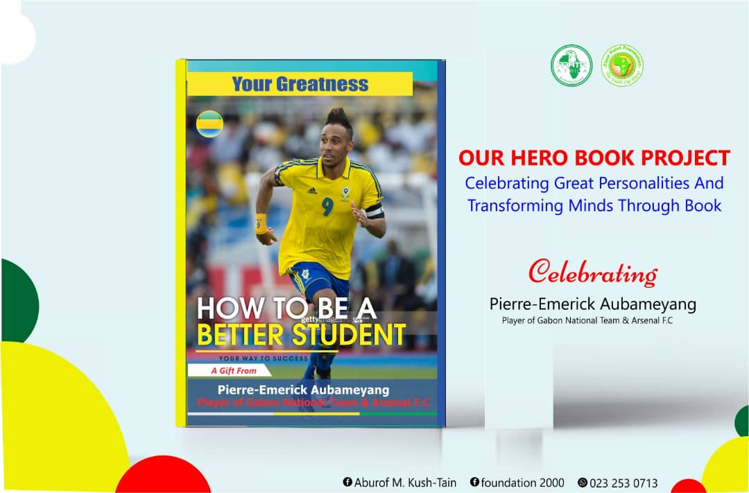 Aubameyang celebrated by young Ghanaian, Aburof M. Kush-tain (a.k.a. African Youth Commandant)