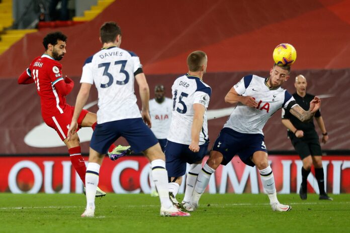 Spurs have lost 2-1 to late winners on each of their past three visits to Anfield