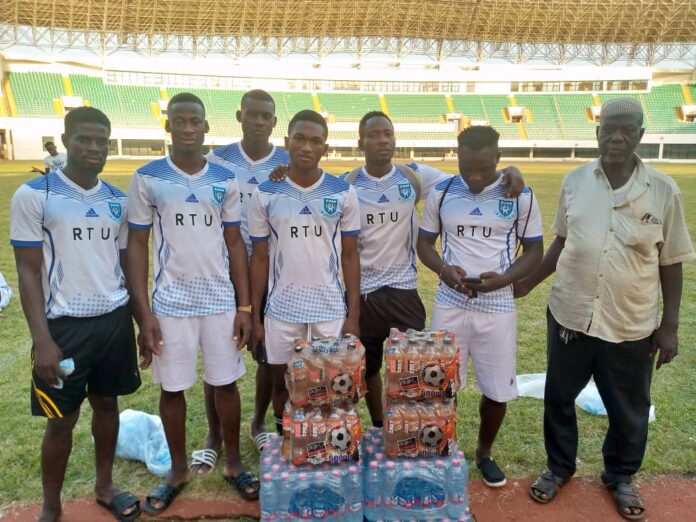 A supporter of Real Tamale United, Mr Adam's has donated assorted items to the playing body ahead of their outstanding Division One League Zone 1 fixture at home to Techiman City on Thursday