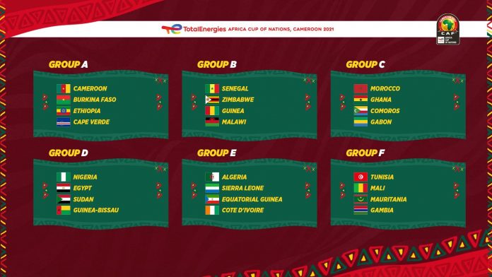 TotalEnergies AFCON, Cameroon 2021: Groups revealed