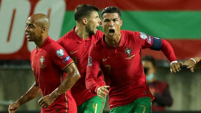 Cristiano Ronaldo scored twice late on to win it for Portugal