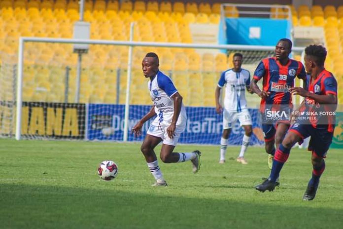 David Abagna in action against Legon Cities