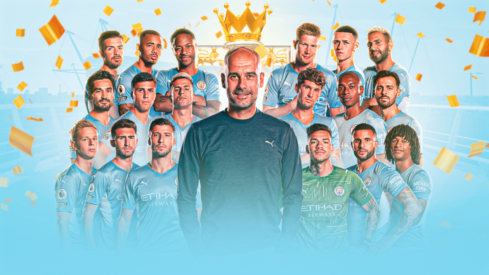 Man City have been crowned Premier League champions. PHOTO CREDIT: Sky Sports