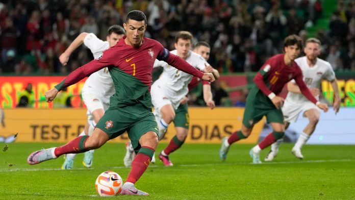 Ronaldo scores Portugal's third goal